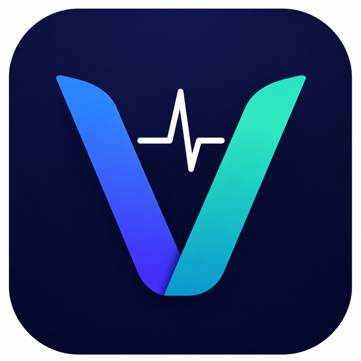 VitalsDeck dark app icon